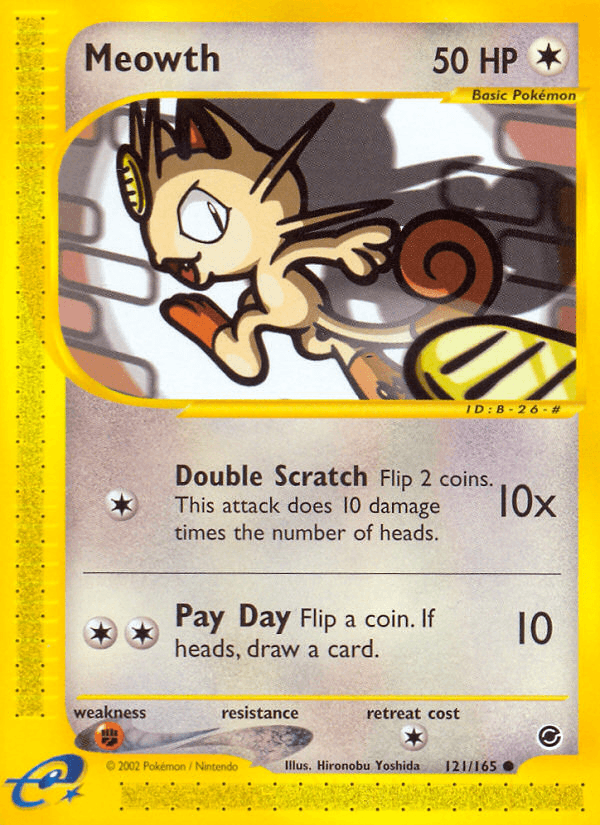 Meowth (121/165) [Expedition: Base Set] (Online Only)