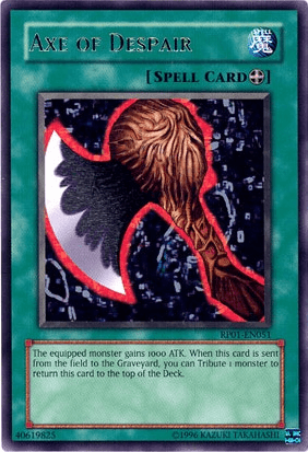 Axe of Despair [RP01-EN051] Rare (ONLINE ORDER ONLY)
