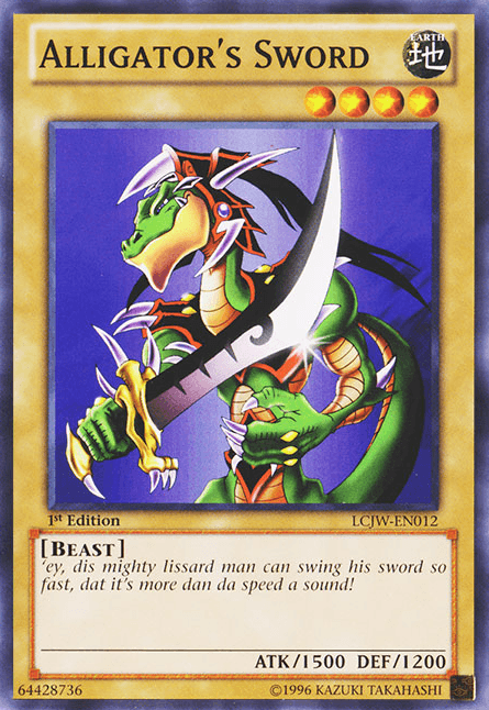 Alligator's Sword [LCJW-EN012] Common (ONLINE ORDER ONLY)