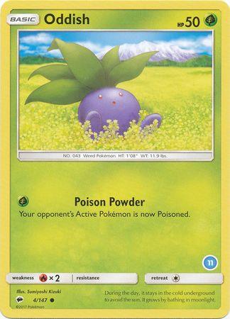 Oddish (4/147) (Deck Exclusive #11) [Sun & Moon: Trainer Kit - Alolan Ninetales] (Online Only)