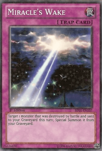 Miracle's Wake [BP01-EN107] Starfoil Rare (ONLINE ORDER ONLY)
