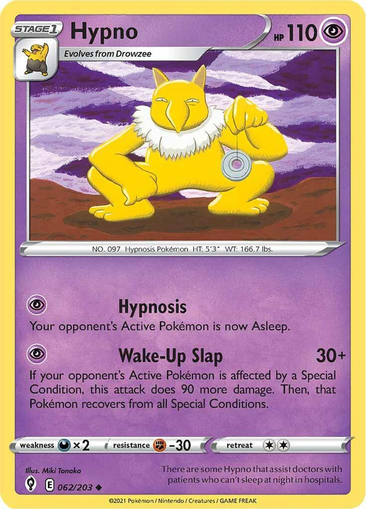Hypno (062/203) [Sword & Shield: Evolving Skies] (Online Only)