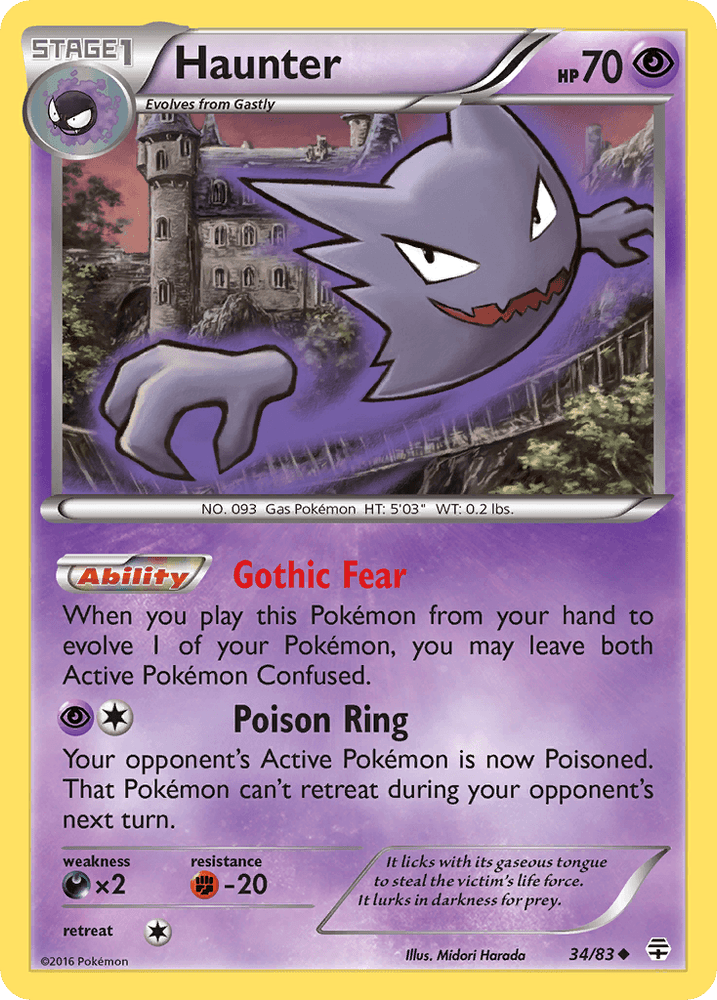 Haunter (34/83) [XY: Generations] (Online Only)
