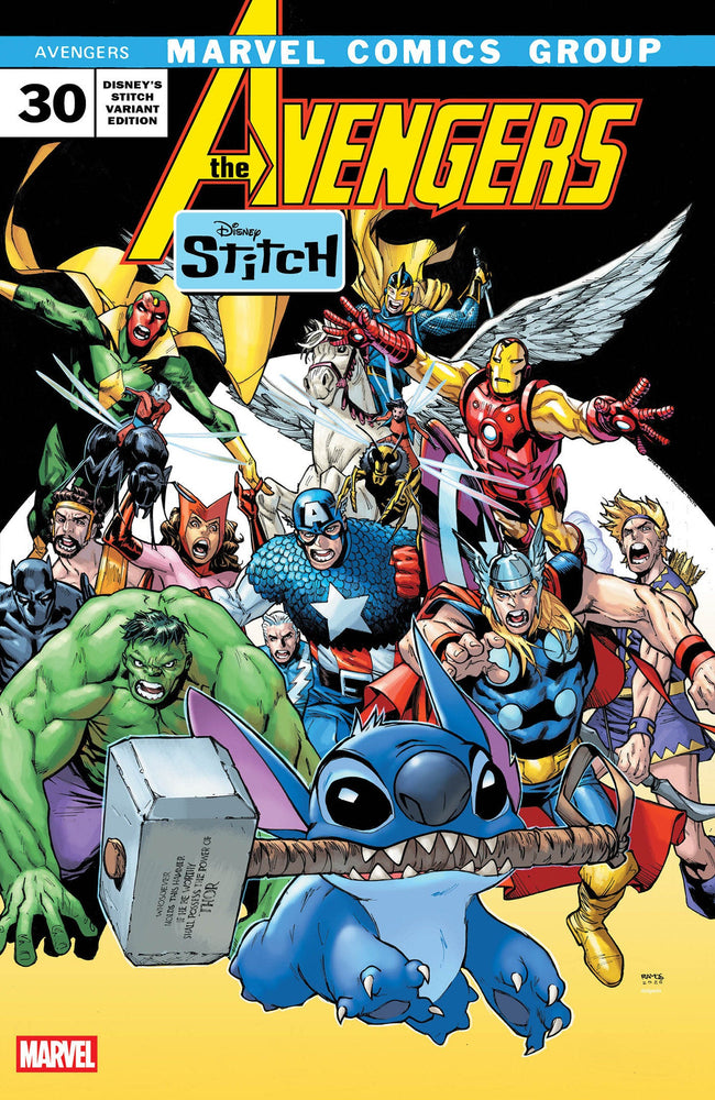 Avengers #30 Humberto Ramos Disney Stitch Variant (ONLINE ORDER ONLY)