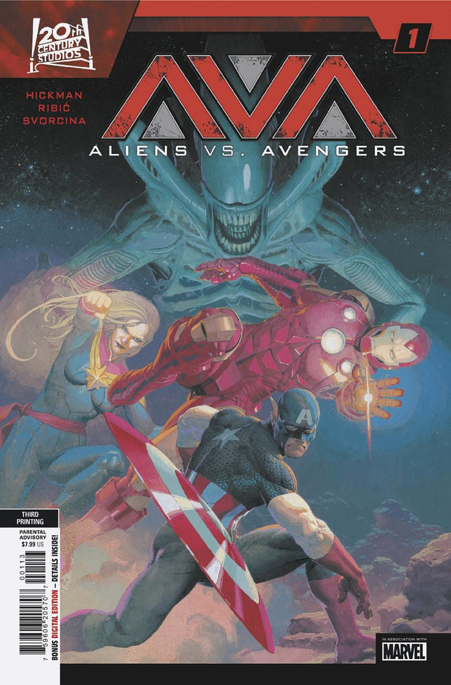 Aliens vs. Avengers #1 Esad Ribic 3RD Printing Variant (Online Order Only)