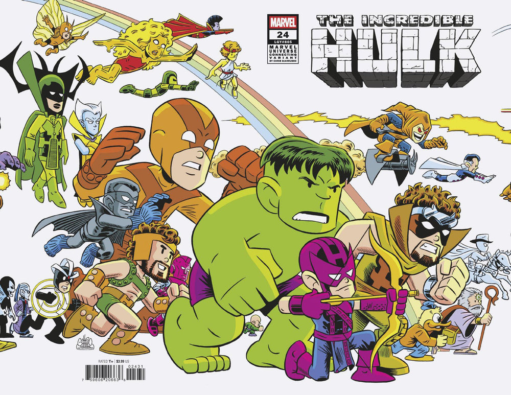 Incredible Hulk #24 Chris Giarrusso Marvel Universe Connecting Wrap Variant E (Online Order Only)