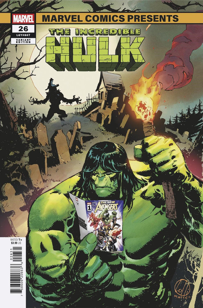 Incredible Hulk #26 Matteo Lolli Marvel Comics Presents Variant (Online Order Only)