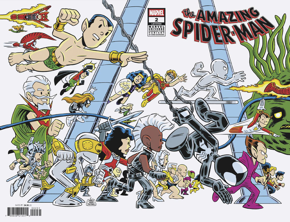 Amazing Spider-Man #2 Chris Giarrusso Marvel Universe Connecting Wrap Variant L