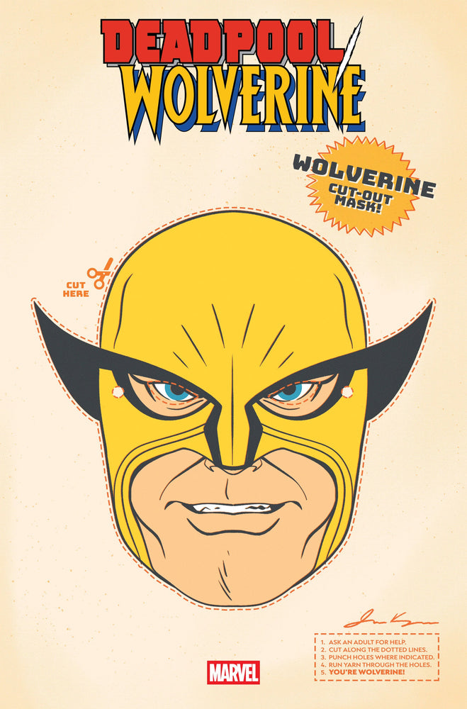 Deadpool/Wolverine #9 Retro Halloween Mask Variant (ONLINE ORDER ONLY)