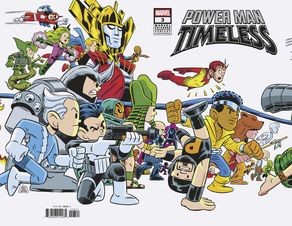 Power Man: Timeless #3 Chris Giarrusso Marvel Universe Connecting Wrap Variant J (Online Order Only)