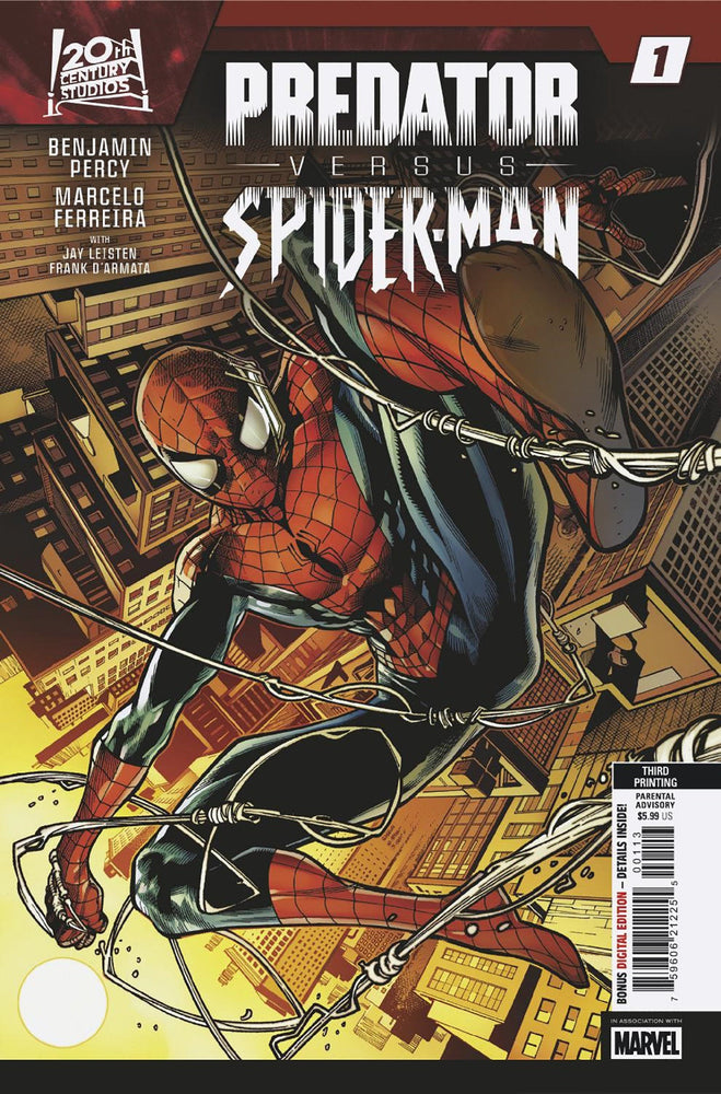 Predator vs. Spider-Man #1 Marcelo Ferreira 3RD Printing Variant (ONLINE ORDER ONLY)