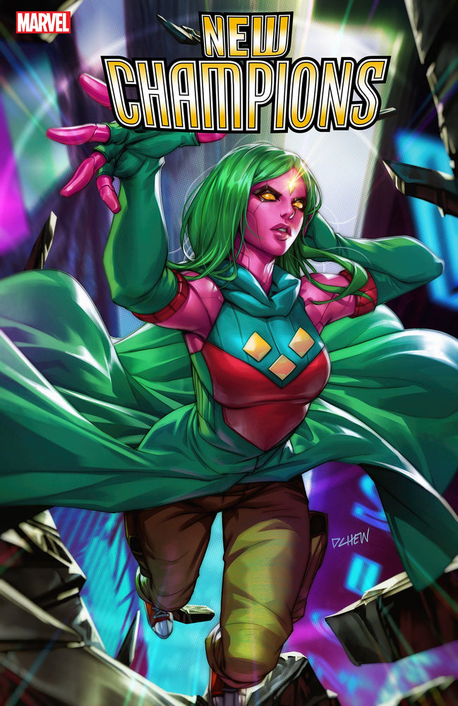 New Champions #3 Derrick Chew Viv Vision Variant (Online Order Only)