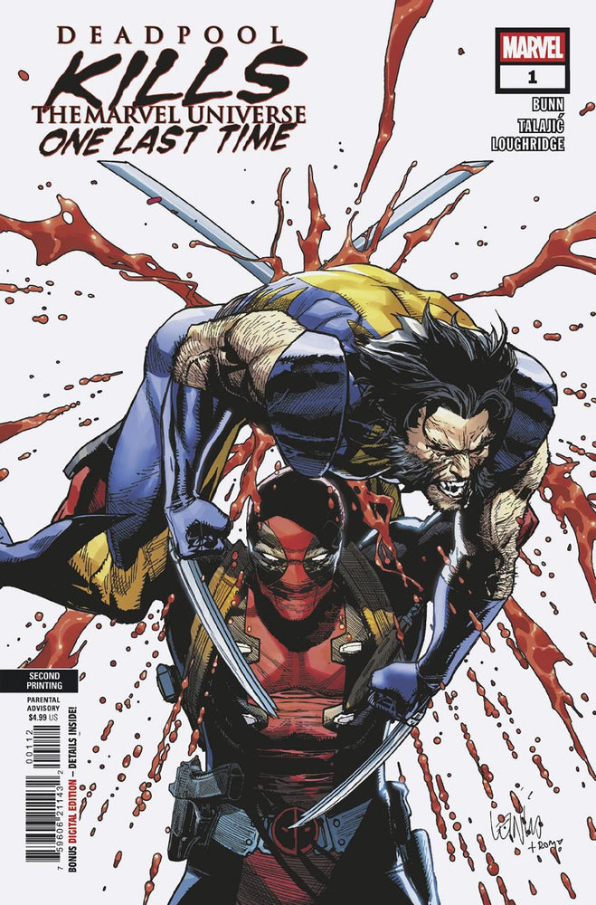 Deadpool Kills The Marvel Universe One Last Time #1 Leinil Yu 2nd Print Variant (Online Order Only)