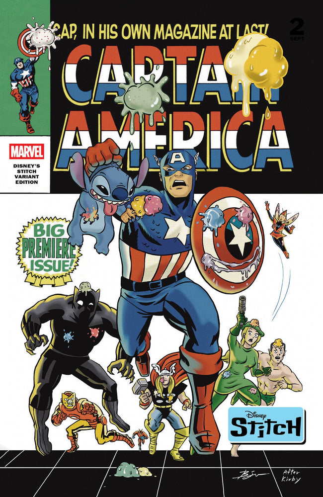 Captain America #3 Ben Su Disney Stitch Variant (ONLINE ORDER ONLY)