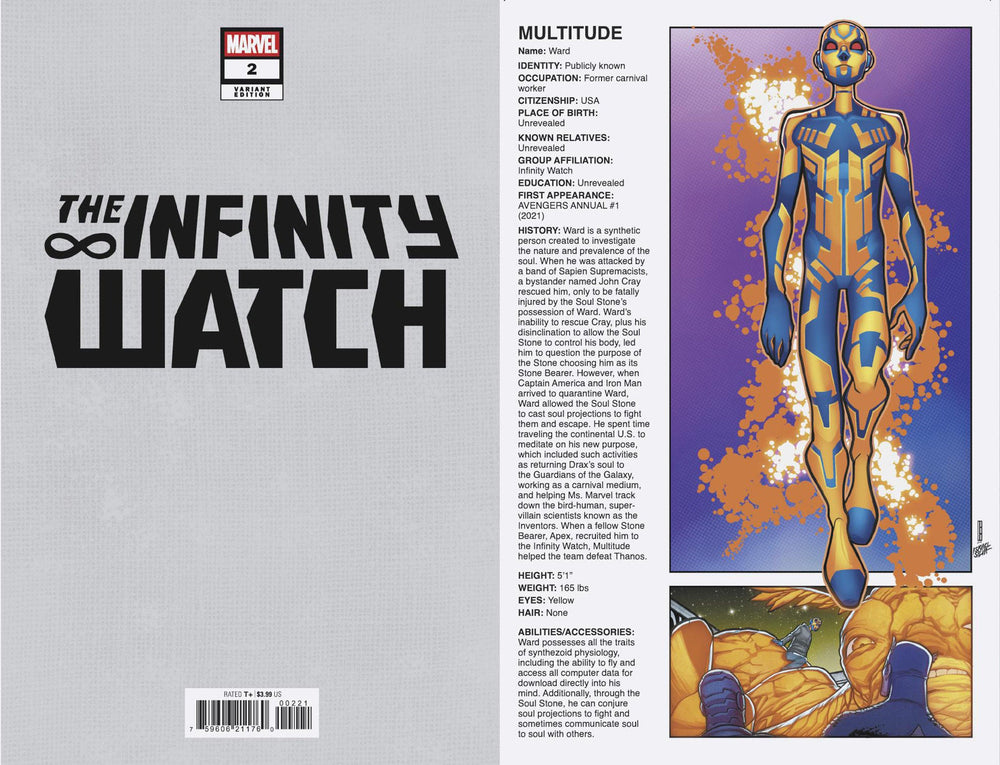 Infinity Watch #2 David Baldeon Handbook Homage Variant (Online Order Only)