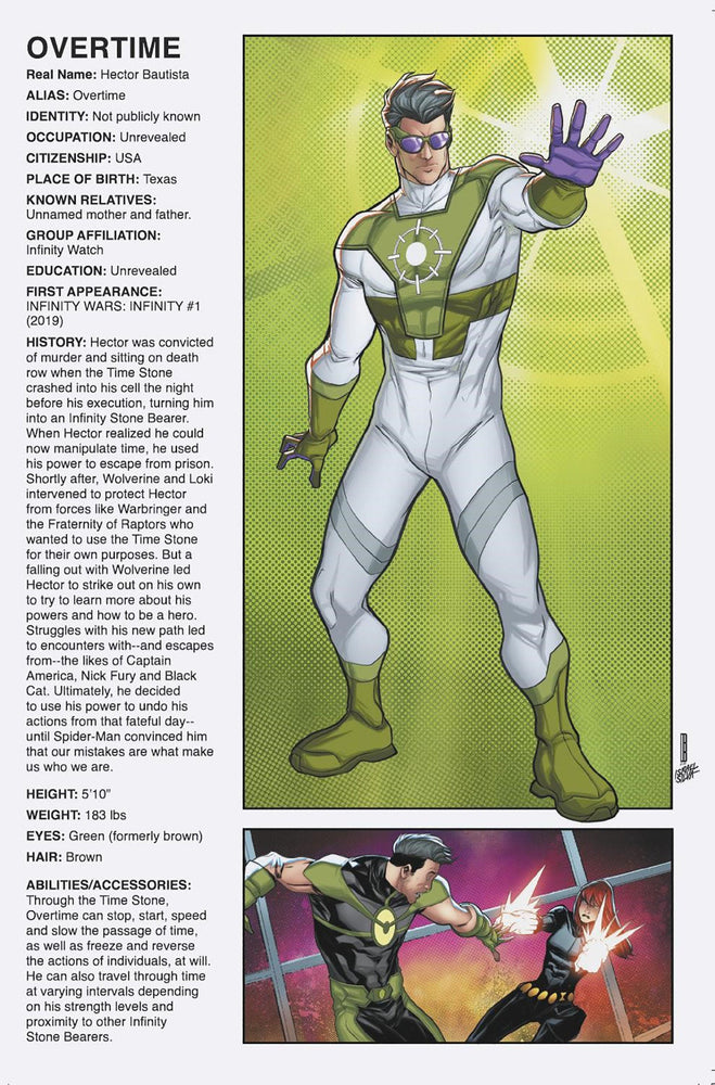 Infinity Watch #3 David Baldeon Handbook Variant (Online Order Only)