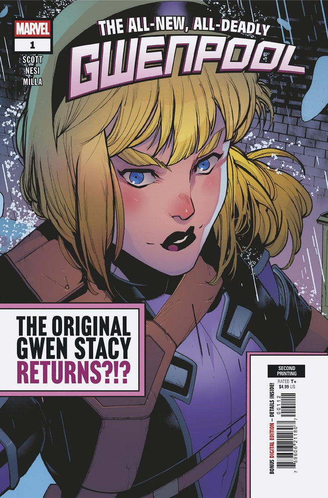Gwenpool #1 Stefano Nesi 2nd Print Variant (Online Order Only)