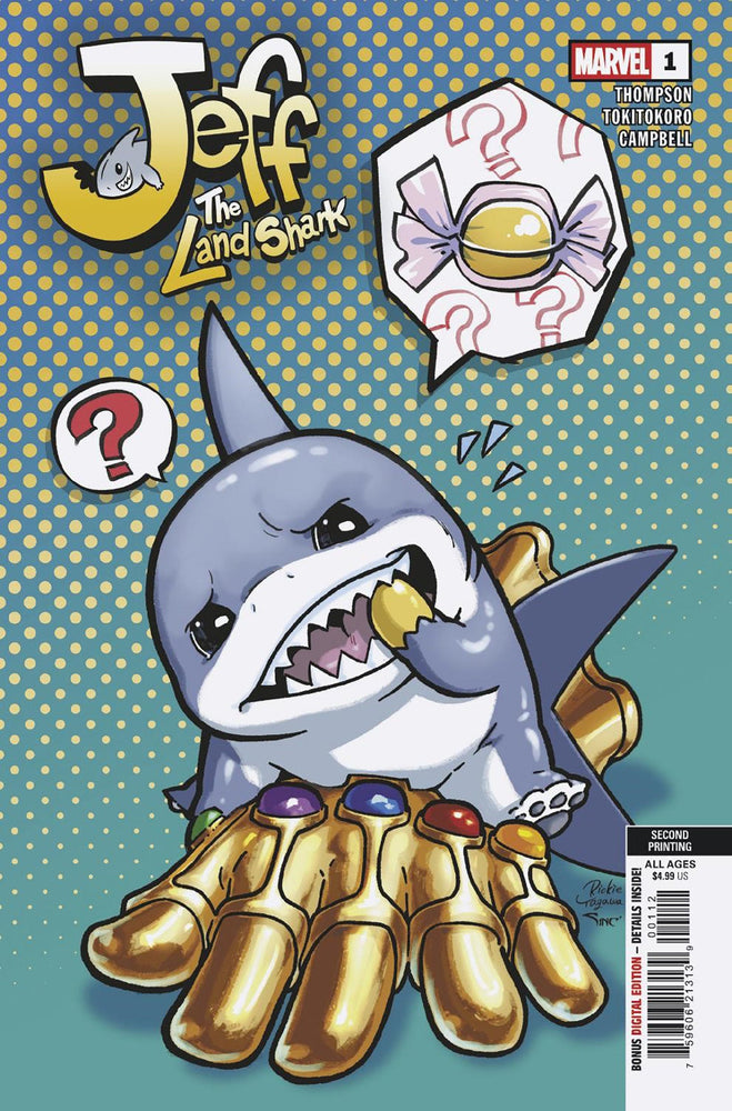 Jeff The Land Shark #1 Rickie Yagawa 2nd Print Variant (ONLINE ORDER ONLY)