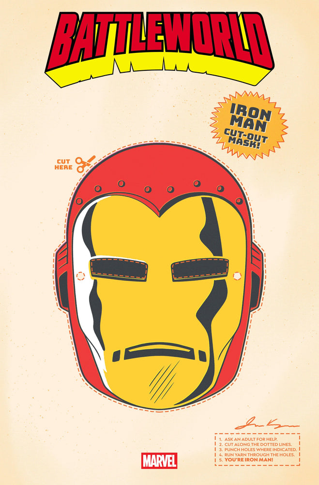 Battleworld #1 Retro Halloween Mask Variant (ONLINE ORDER ONLY)