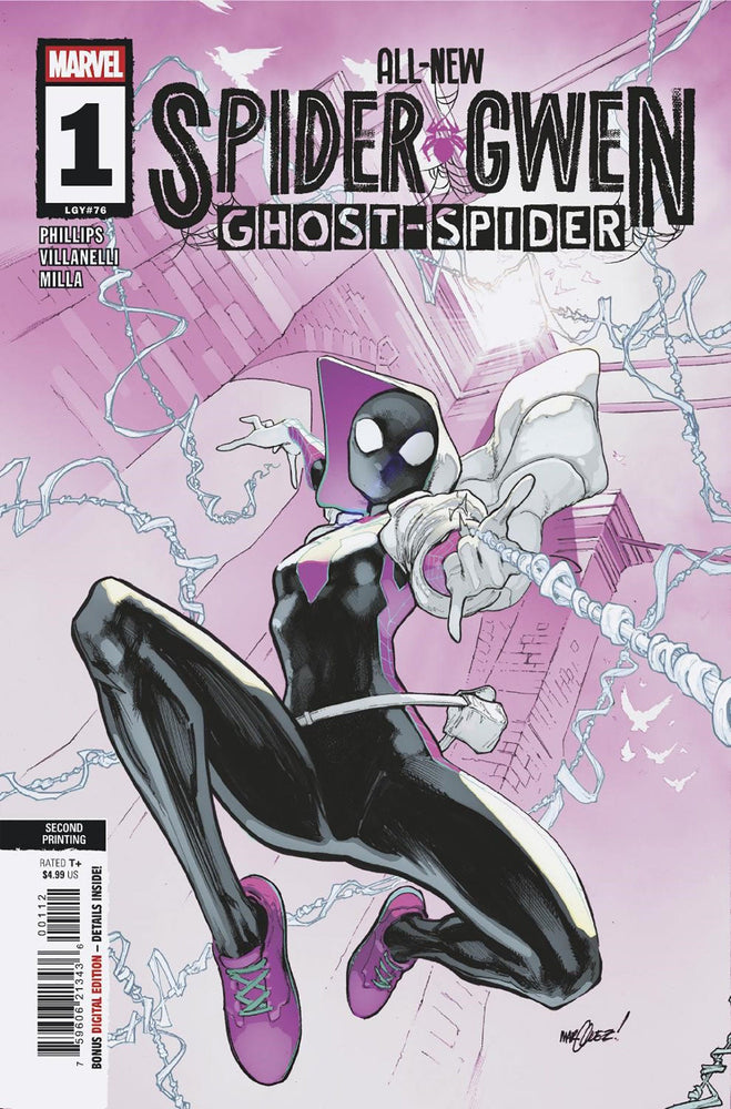 All New Spider Gwen: The Ghost Spider #1 David Marquez 2 Nd Printing Variant (ONLINE ORDER ONLY)