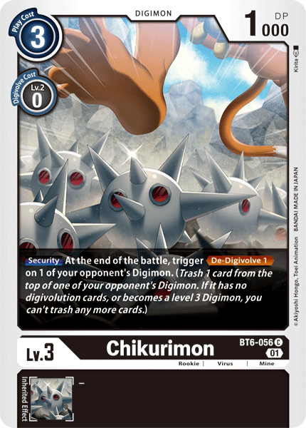 Chikurimon [BT6-056] [Double Diamond] (ONLINE ORDER ONLY)