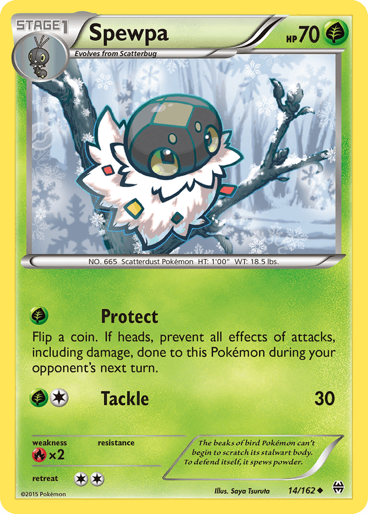 Spewpa (14/162) [XY: BREAKthrough] (Online Only)
