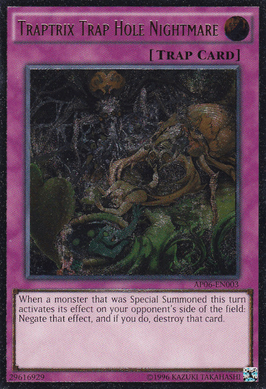Traptrix Trap Hole Nightmare [AP06-EN003] Ultimate Rare (ONLINE ORDER ONLY)