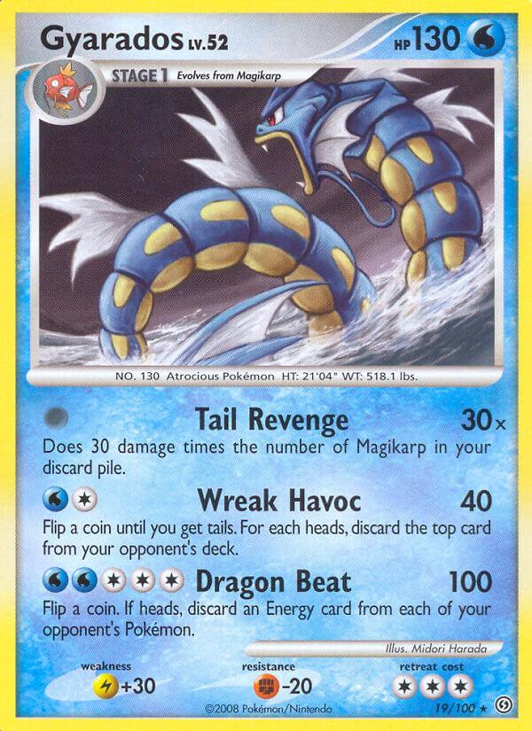 Gyarados (19/100) (Theme Deck Exclusive) [Diamond & Pearl: Stormfront] (Online Only)