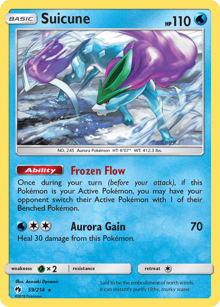 Suicune (59/214) [Sun & Moon: Lost Thunder] (Online Only)