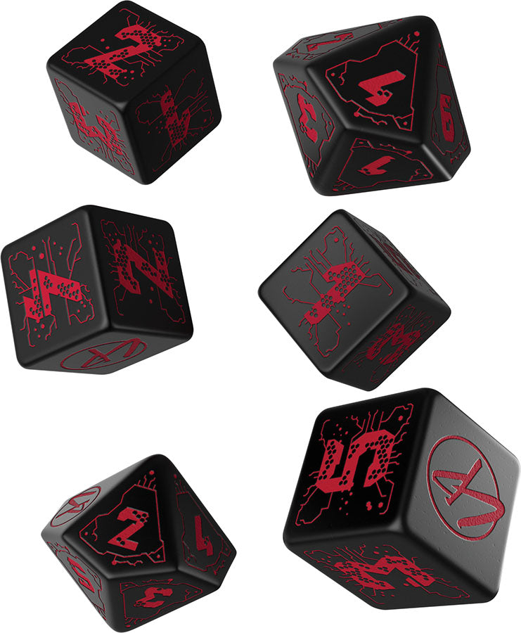 Cyberpunk RPG Red Essential Dice Set (ONLINE ORDER ONLY)