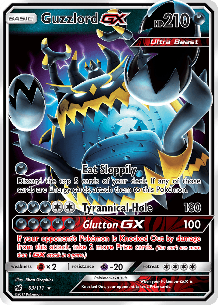 Guzzlord GX (63/111) [Sun & Moon: Crimson Invasion] (Online Only)
