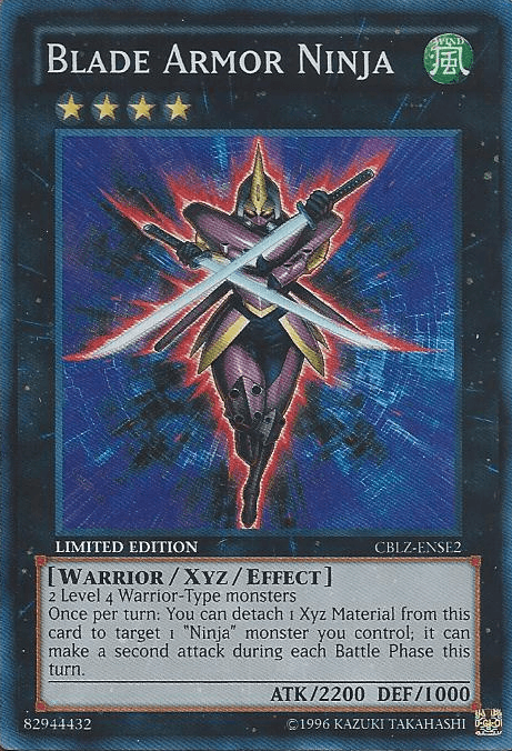 Blade Armor Ninja [CBLZ-ENSE2] Super Rare (ONLINE ORDER ONLY)