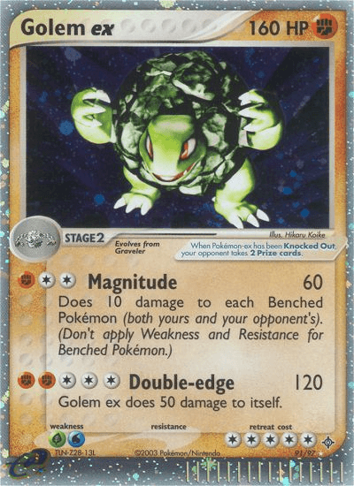 Golem ex (91/97) [EX: Dragon] (Online Only)