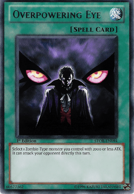 Overpowering Eye [STOR-EN094] Rare (ONLINE ORDER ONLY)
