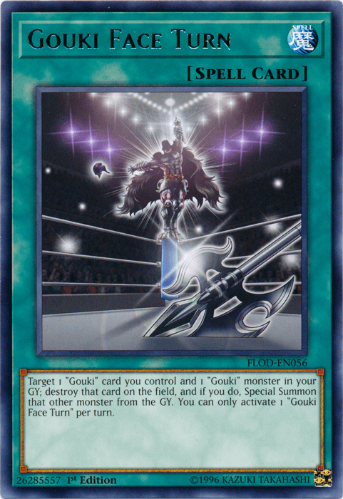 Gouki Face Turn [FLOD-EN056] Rare (ONLINE ORDER ONLY)