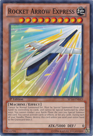 Rocket Arrow Express [SP14-EN015] Starfoil Rare (ONLINE ORDER ONLY)