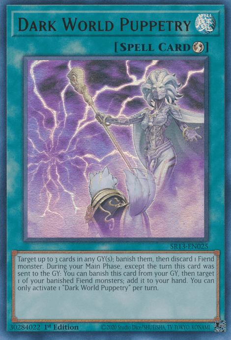 Dark World Puppetry [SR13-EN025] Ultra Rare (ONLINE ORDER ONLY)