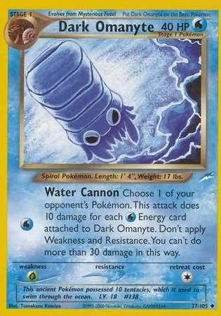 Dark Omanyte (37/105) [Neo Destiny Unlimited] (Online Only)