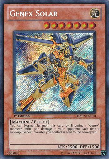 Genex Solar [HA02-EN010] Secret Rare (ONLINE ORDER ONLY)