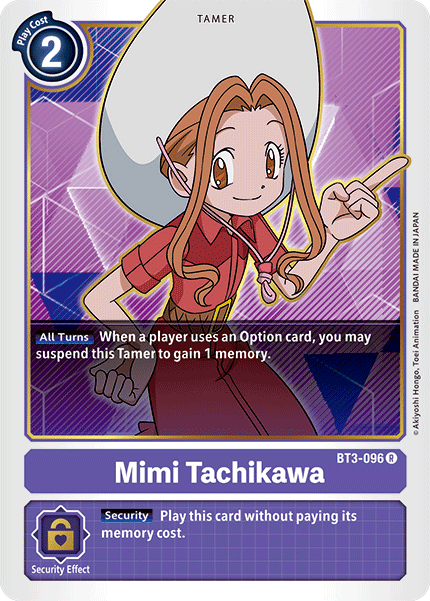 Mimi Tachikawa [BT3-096] [Release Special Booster Ver.1.5] (ONLINE ORDER ONLY)