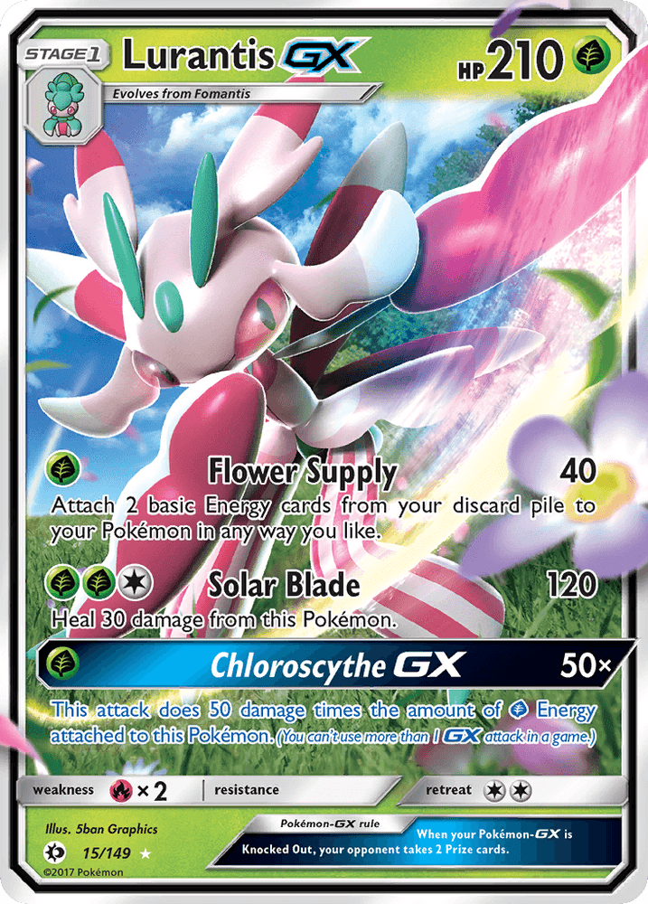 Lurantis GX (15/149) [Sun & Moon: Base Set] (Online Only)