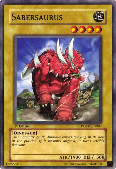 Sabersaurus [POTD-EN002] Common (ONLINE ORDER ONLY)