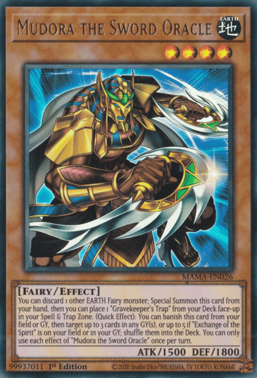 Mudora the Sword Oracle [MAMA-EN026] Ultra Rare (ONLINE ORDER ONLY)