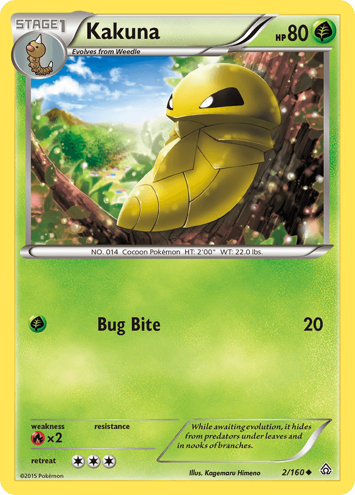 Kakuna (2/160) [XY: Primal Clash] (Online Only)