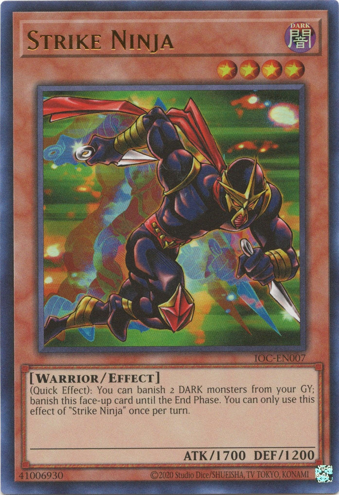 Strike Ninja (25th Anniversary) [IOC-EN007] Ultra Rare (ONLINE ORDER ONLY)