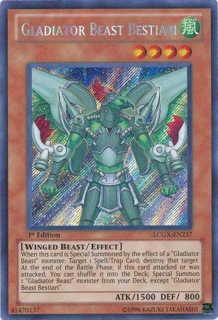 Gladiator Beast Bestiari [LCGX-EN237] Secret Rare (ONLINE ORDER ONLY)