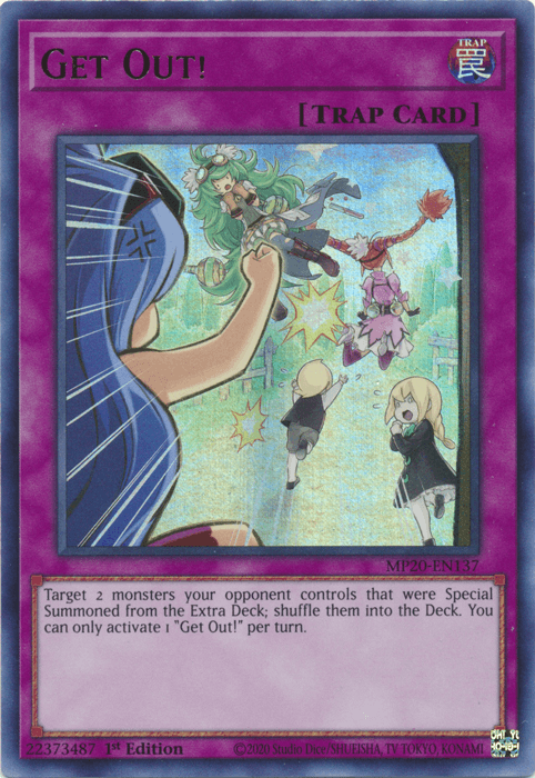 Get Out! [MP20-EN137] Ultra Rare (ONLINE ORDER ONLY)
