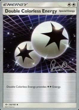 Double Colorless Energy (136/149) (Infinite Force - Diego Cassiraga) [World Championships 2017] (Online Only)