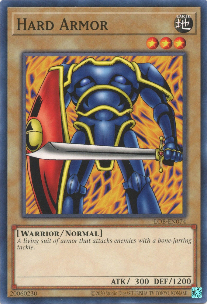 Hard Armor (25th Anniversary) [LOB-EN074] Common (ONLINE ORDER ONLY)