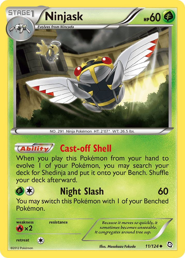 Ninjask (11/124) [Black & White: Dragons Exalted] (Online Only)
